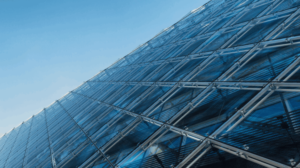 verre utilisé pour façade d’immeuble