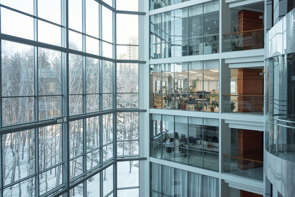 verre utilisé en bâtiment professionnel