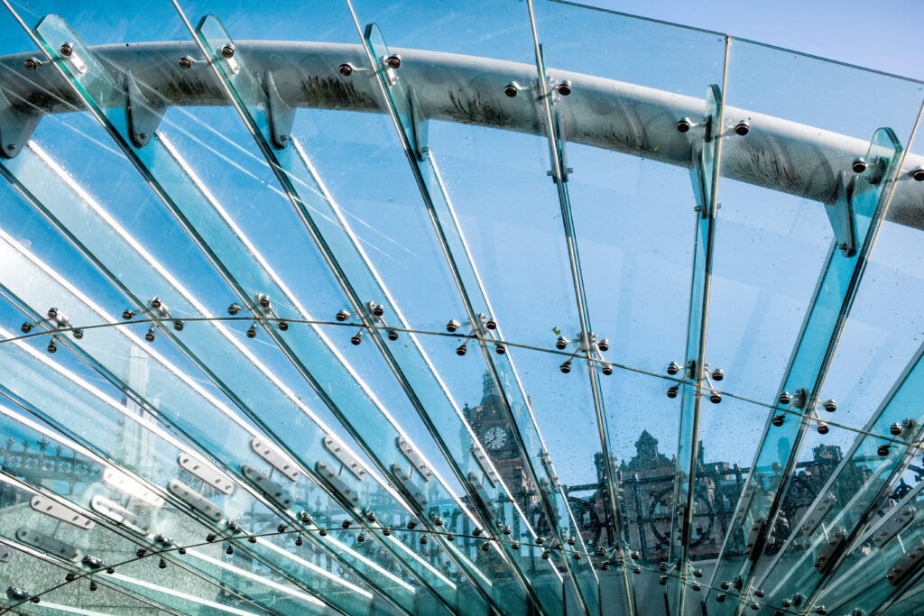 verre pour structure architecturale